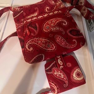 Vintage Vera Bradley hipster & wallet!